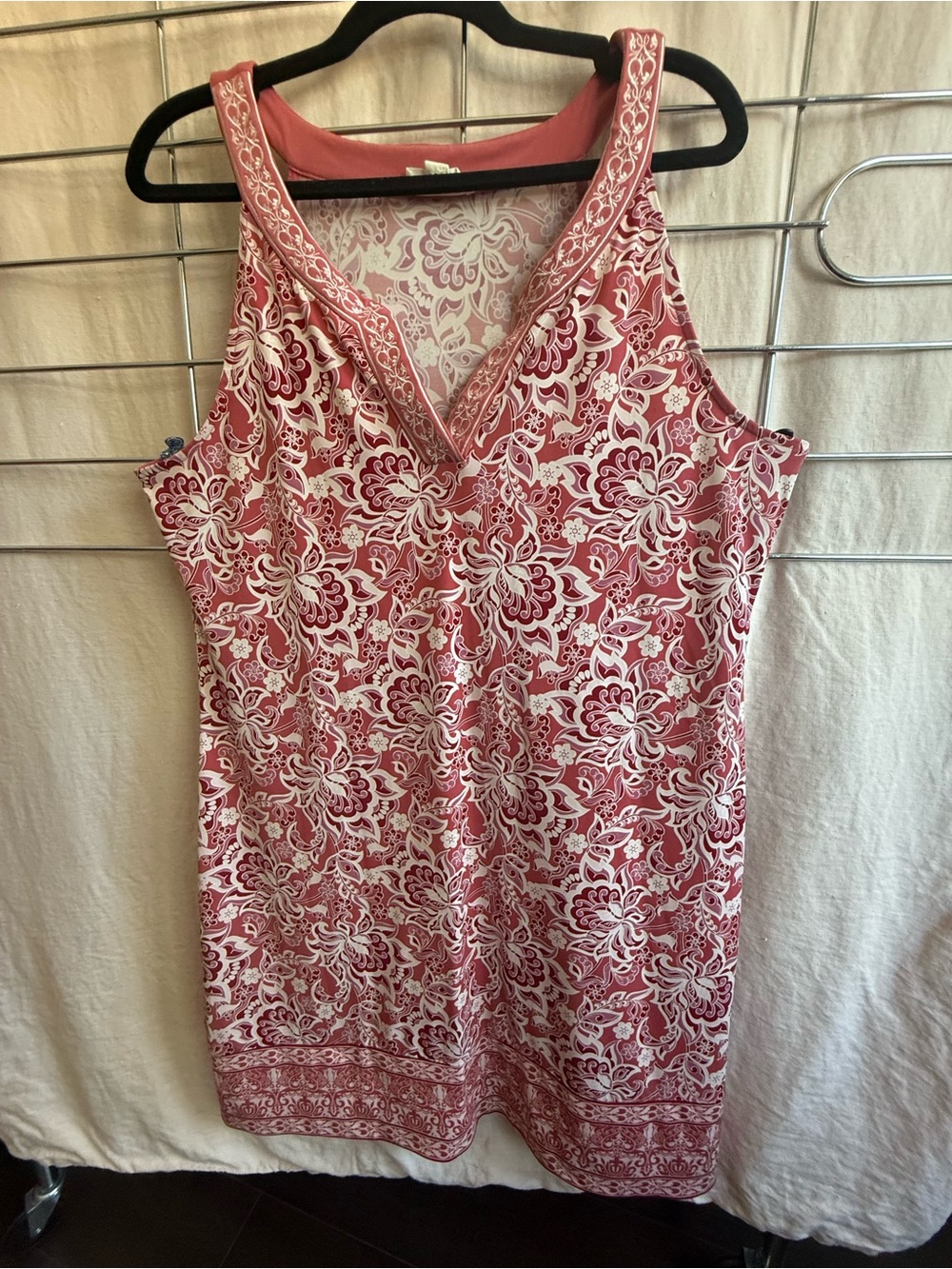 Magnolia Pink & White Floral Lined Blouse